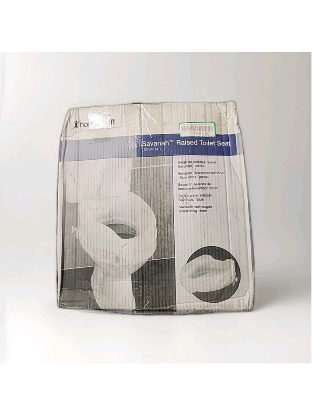 Toilet Seat Homecraft Savannah raised toilet seat 2 inch with lid